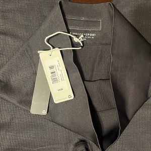 Dark gray. Pink soda leggings